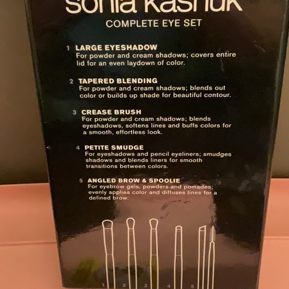 Sonia Kashuk Complete Eye Brush Set Professional Collection 5 Brushes - Picture 2 of 2